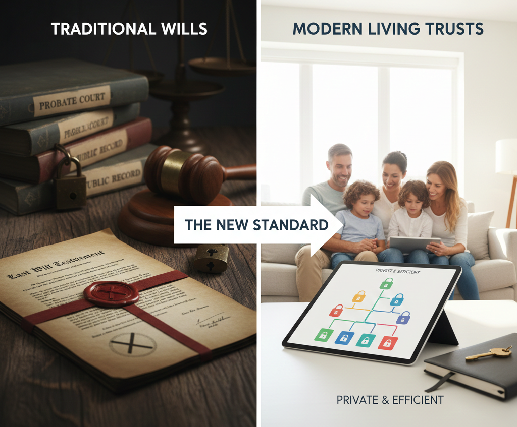 Estate Planning Has Changed: Why Most Families Now Choose Living Trusts Over Wills
