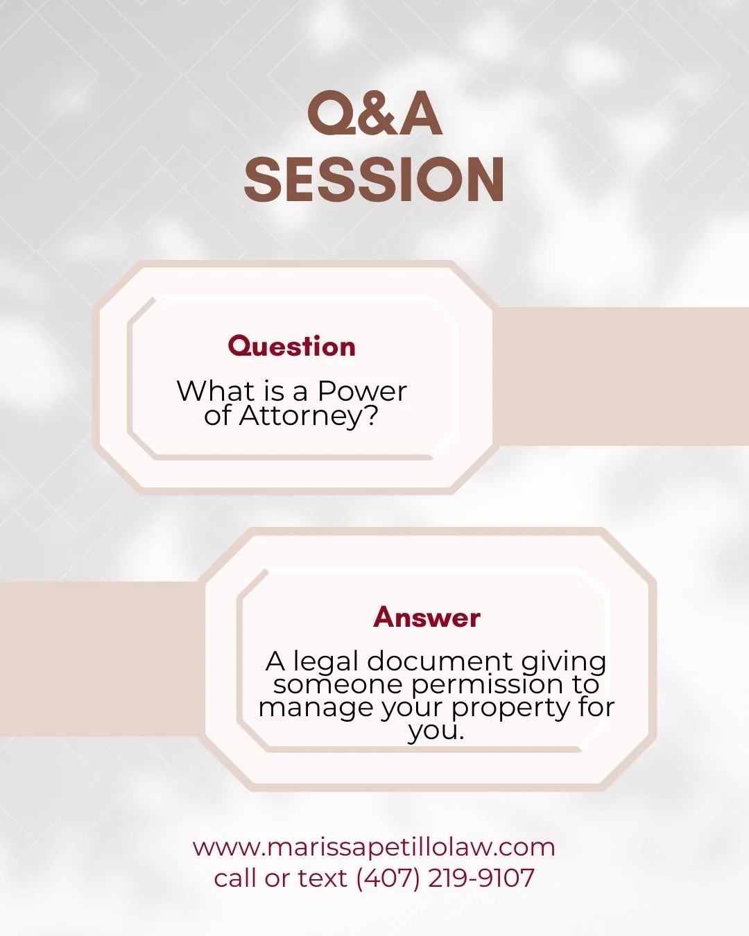 A Power of Attorney, commonly abbreviated a "POA", is the legal document whereby you appoint a person you trust to step in for you if you can&rsquo;t make decisions yourself.

It&rsquo;s not about giving up control; it&rsquo;s about making 