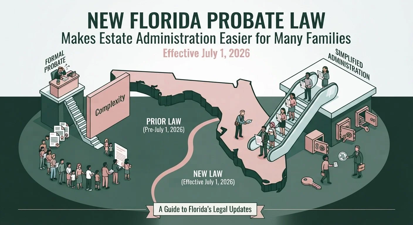 New Florida Probate Law Makes Estate Administration Easier for Many Families