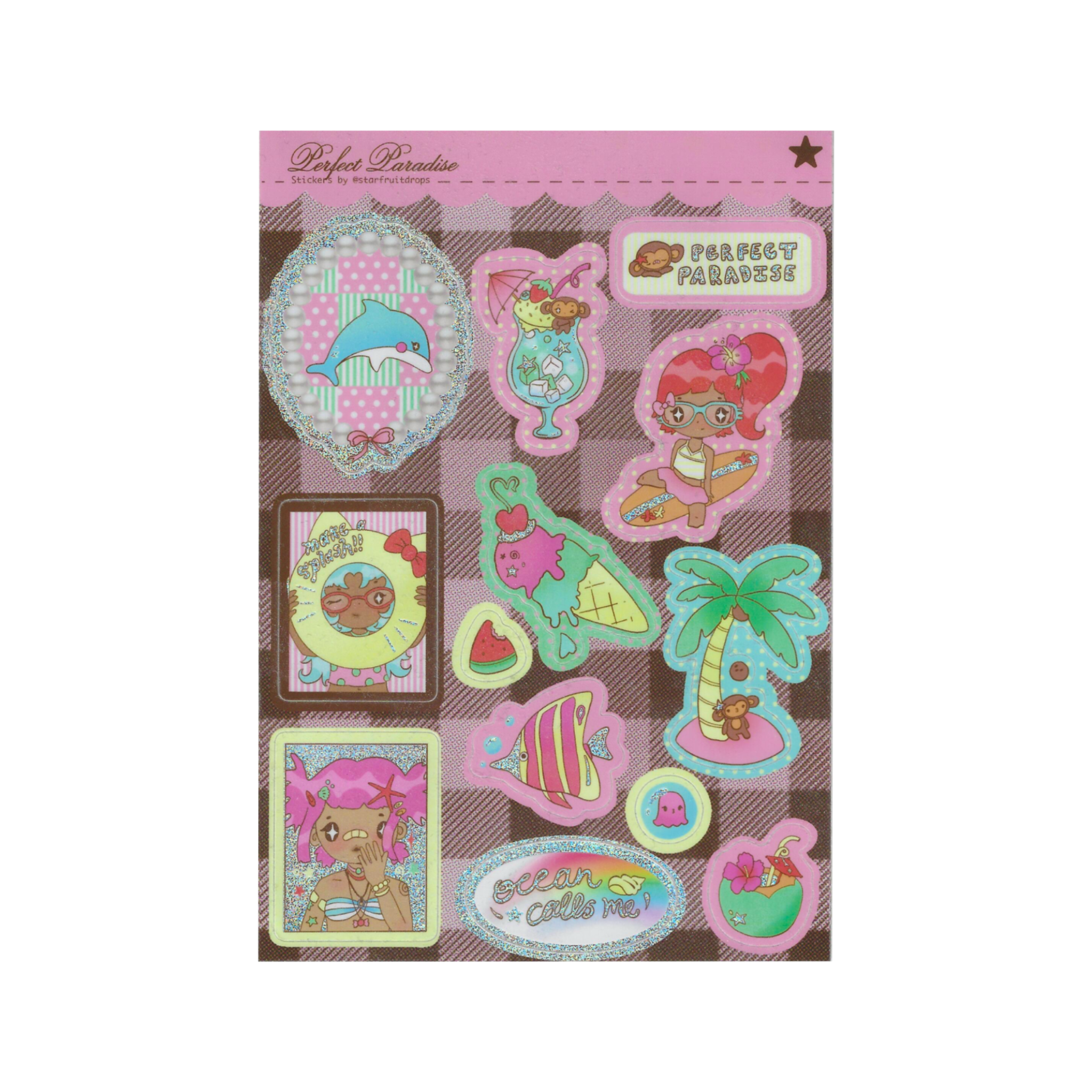 Perfect Paradise Sticker Sheet