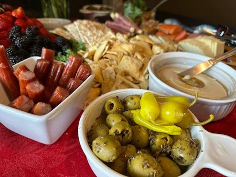 Olives and other food spread.jpg