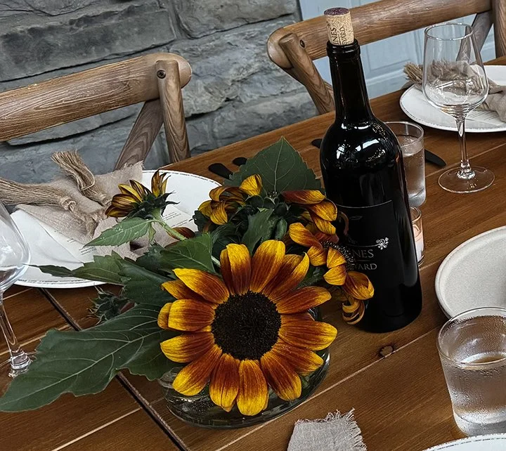 Sunflower table setup.jpg