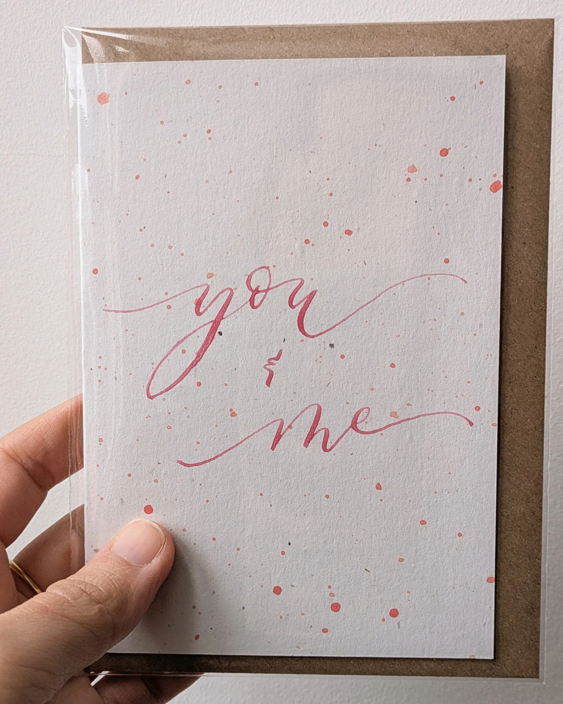 "You & Me" - Handmade Valentine's Day Card