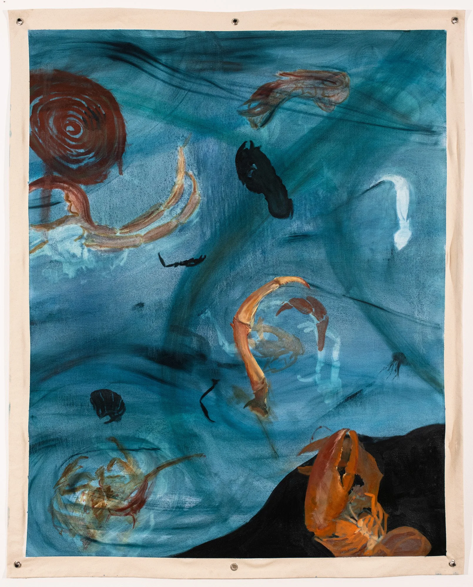  Walking Legs , 2020, Oil on Canvas, 55 x 45 inches