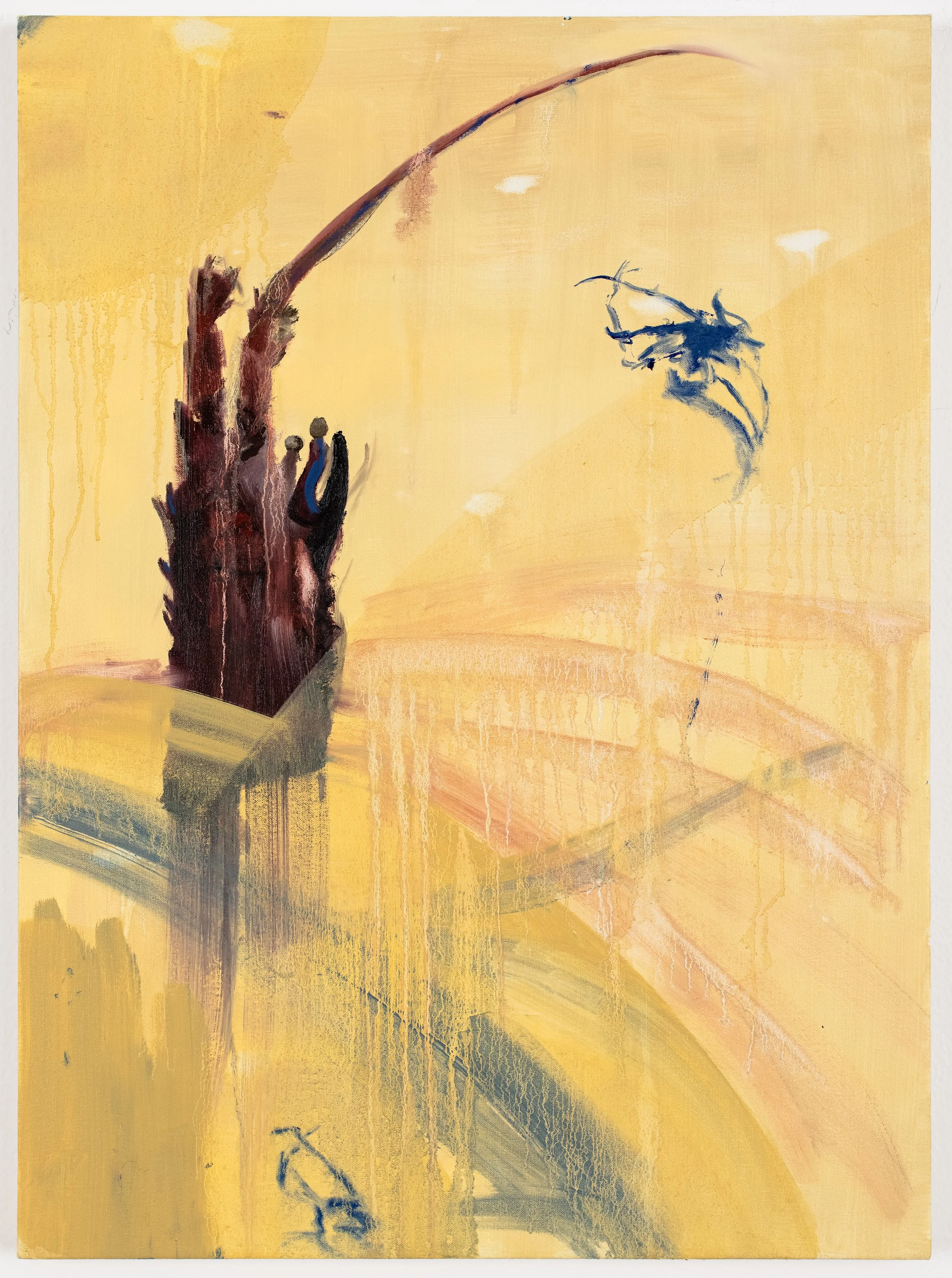  Lost Antenna , 2020, Oil on Canvas, 30 x 22 inches