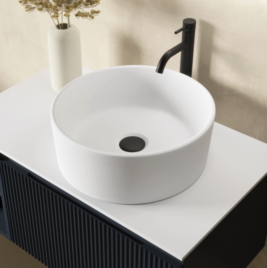 DR / Sophia matt white ceramic / Production / $$