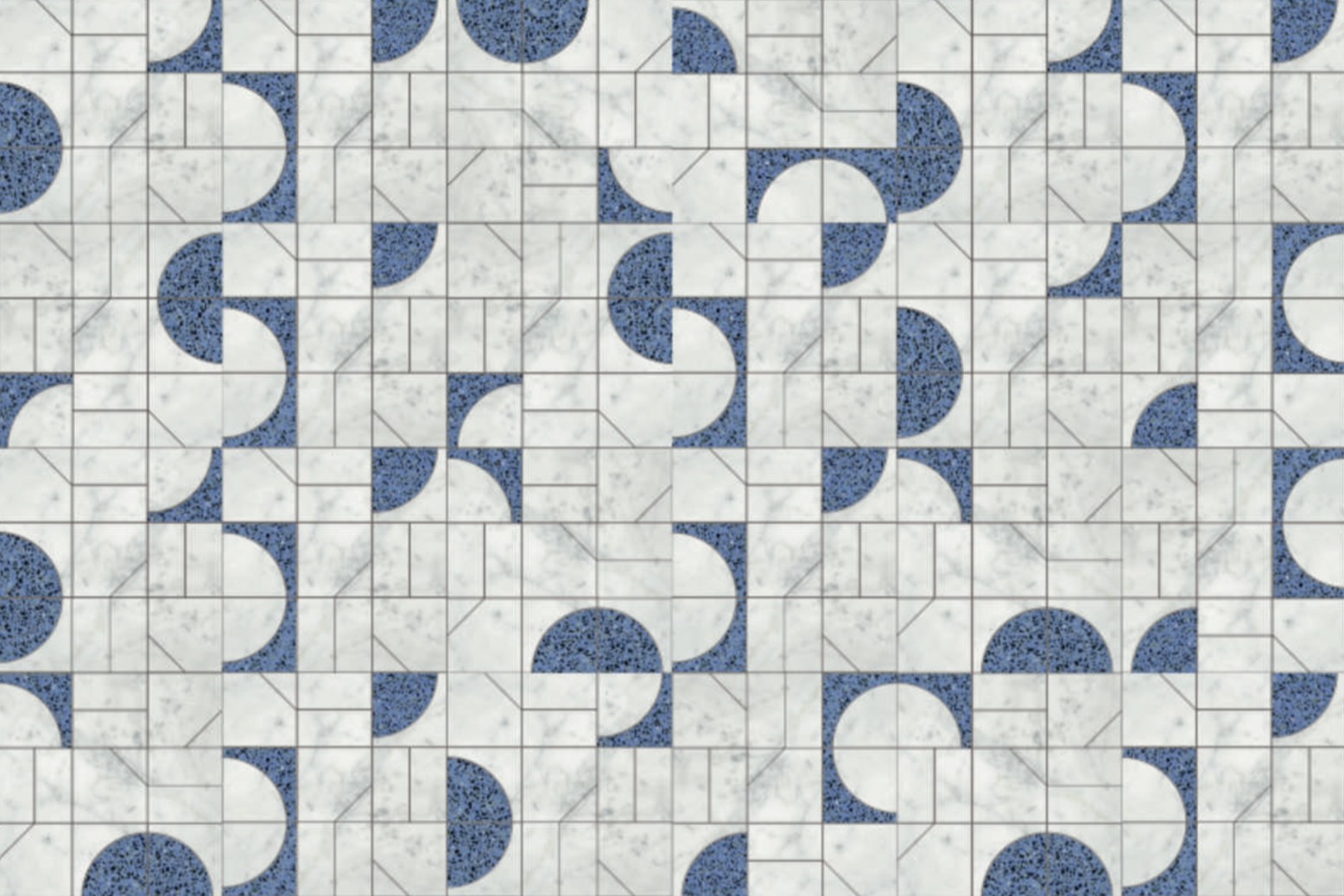 SA / crono blue marble terrazzo / Production / $$