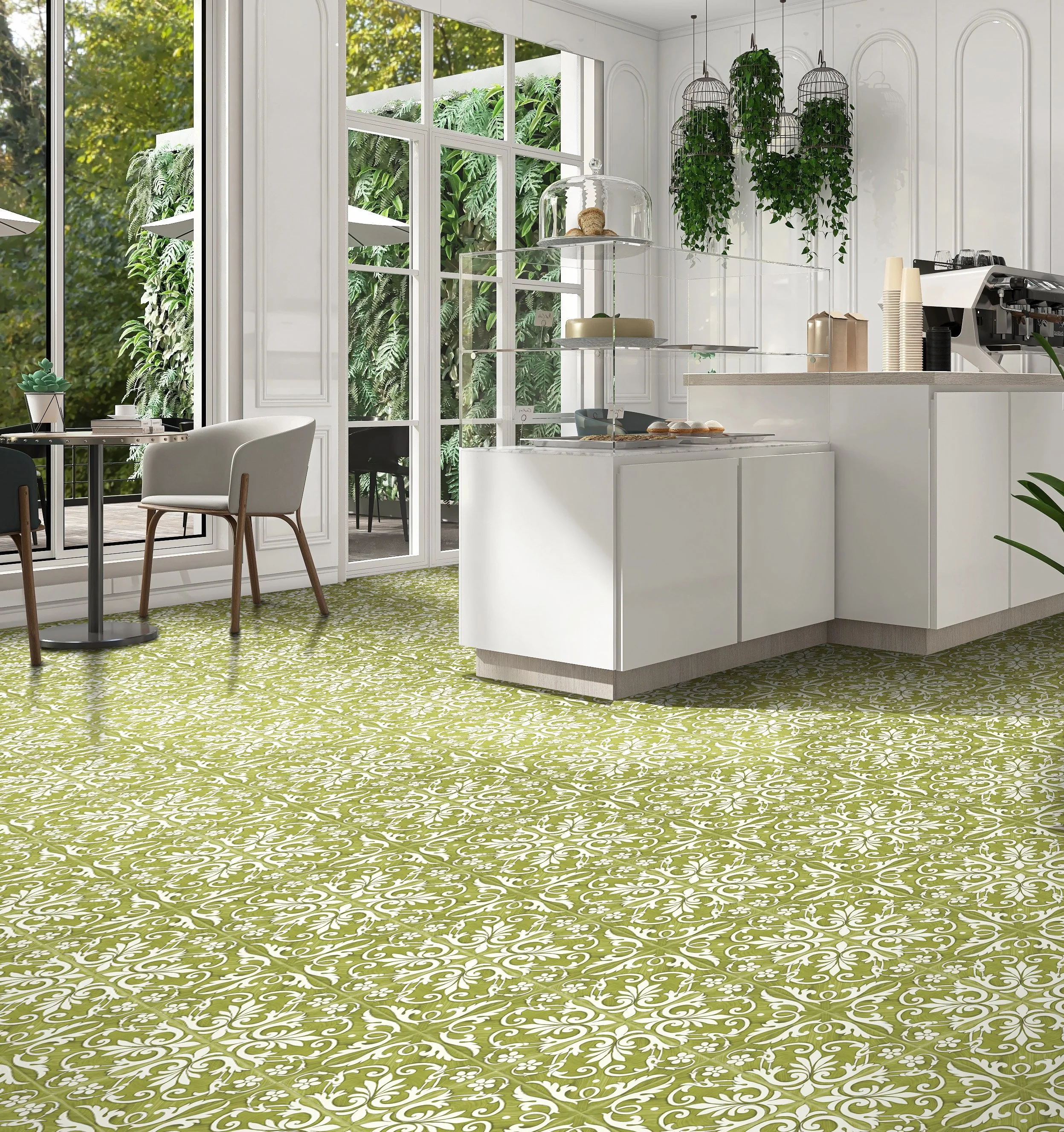 DI / maiolica green field / concept / $$$