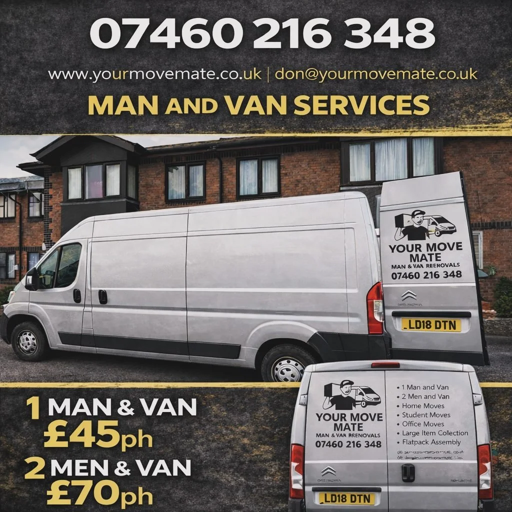 Unbeatable fully insured prices!

We are here to help you, from picking up that marketplace bargain to full home moves and everything in between. Get in touch today! 

#movingday #manandvan
