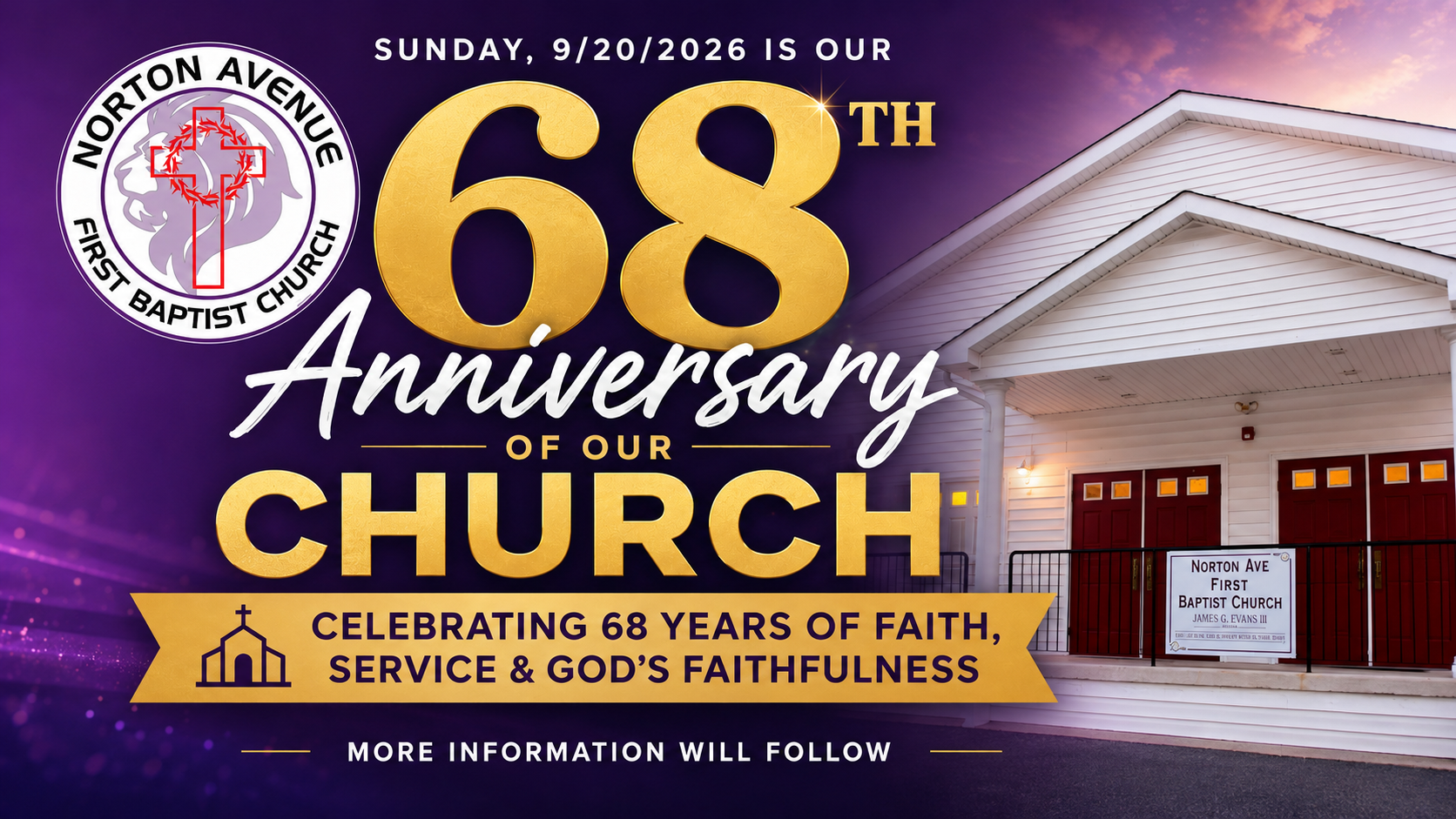 68th Church Anniversary