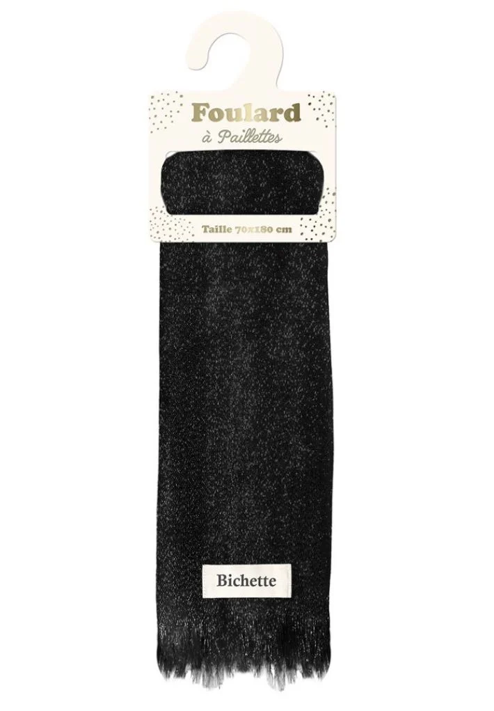 Foulard à paillettes bichette