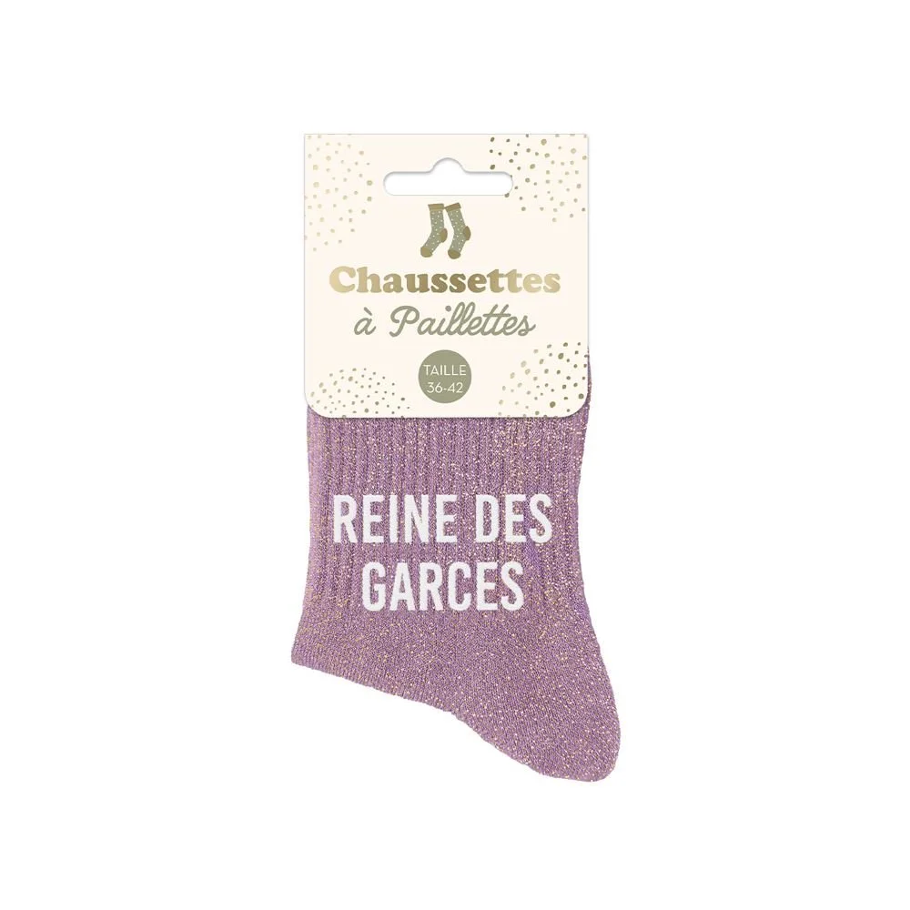 Chaussette à Pailette reine des garces