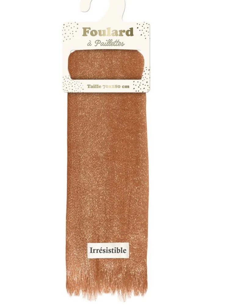 Foulard à paillettes irrésistible