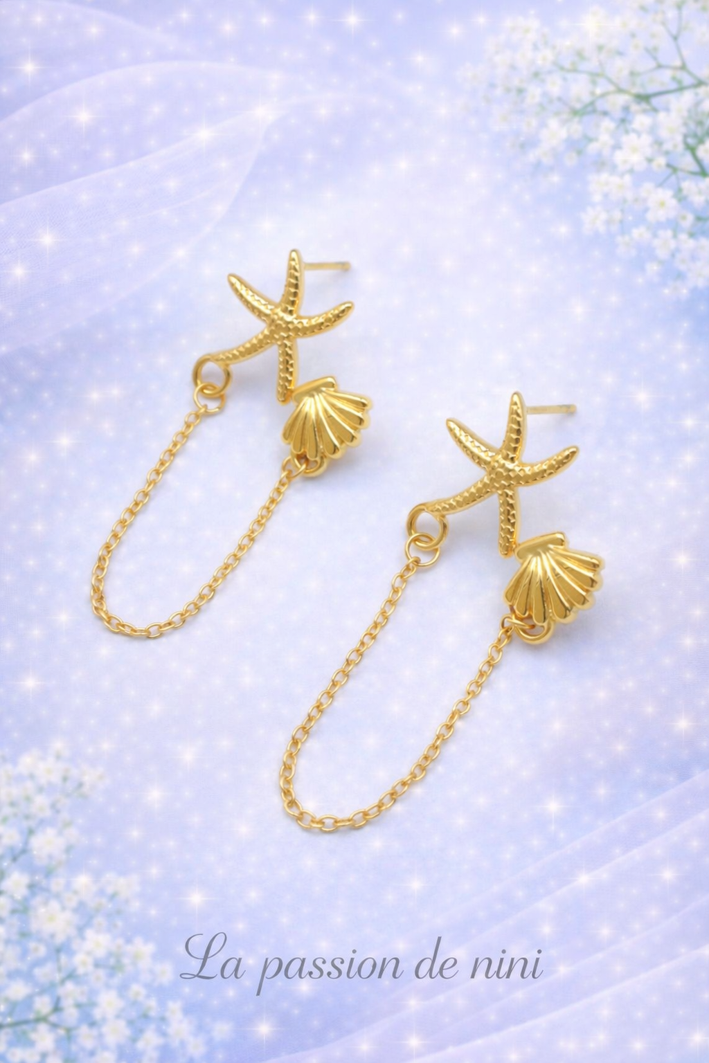 boucle d'oreille mer