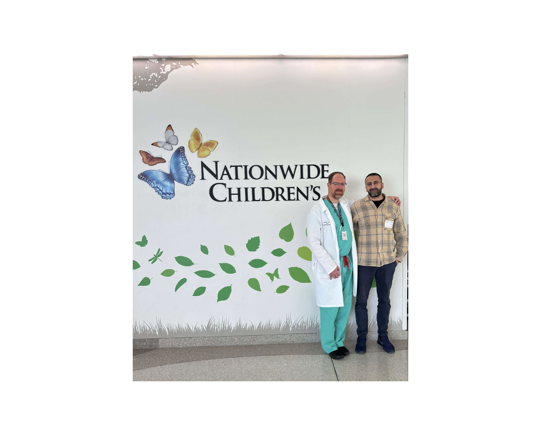 New project with Nationwide Children's Hospital in USA