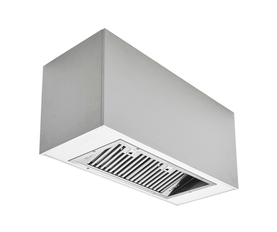 Ceiling-mounted integrated rangehood unit