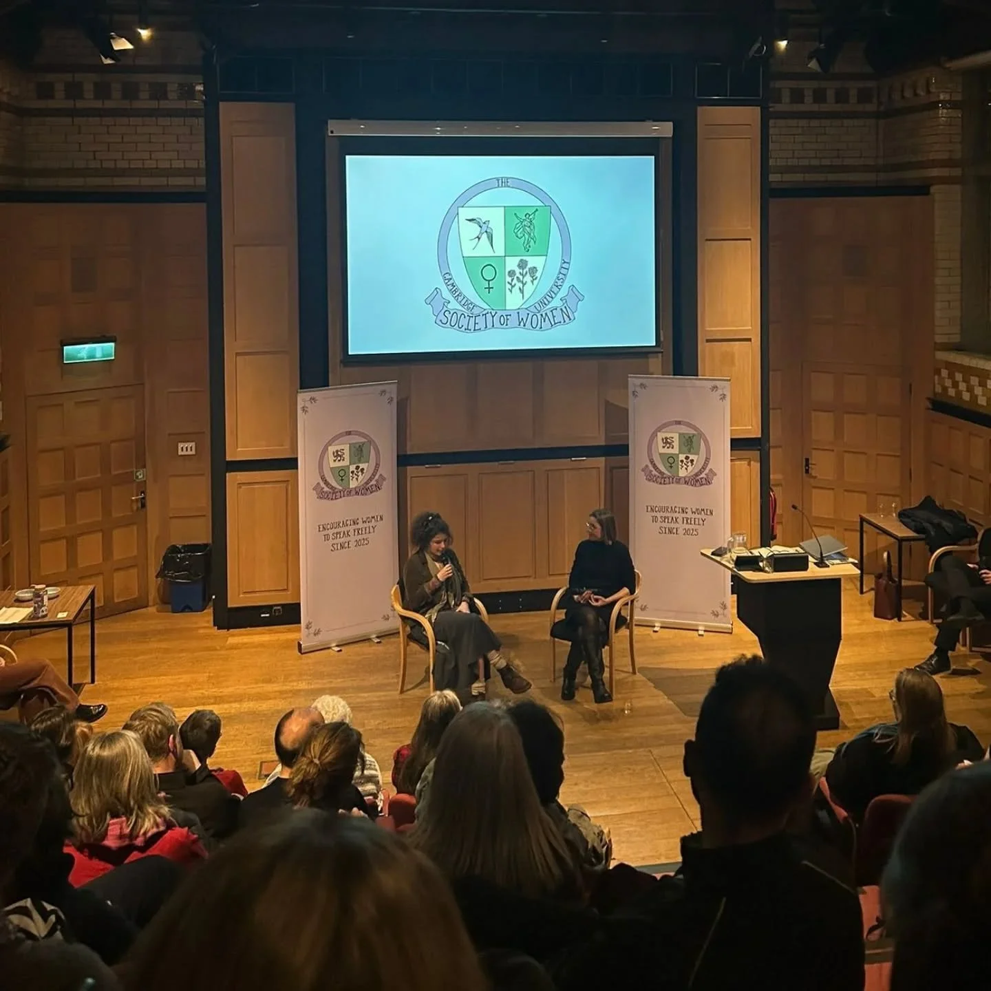 Some snaps from our first ever fully public event on 13 Feb hosting guest speaker Joanna Williams. We were so pleased to welcome such a big audience! 
As is standard at our guest speaker events, we reserved half of the time for a Q&amp;A, with Joanna