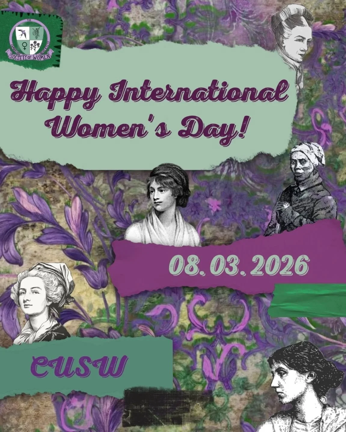 Happy International Women's Day to all women, everywhere! 
Here's to our work, our goals, our friendships and our rights 💚🤍💜