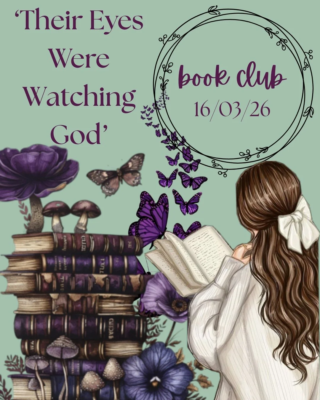 CUSW are delighted to be hosting our first members' book club on Monday 16th March!

🪻📖 ✒

Members have been reading Zora Neale Hurston's 1937 novel 'Their Eyes Were Watching God', a powerful coming-of-age story following Janie Crawford&rsquo;s jou