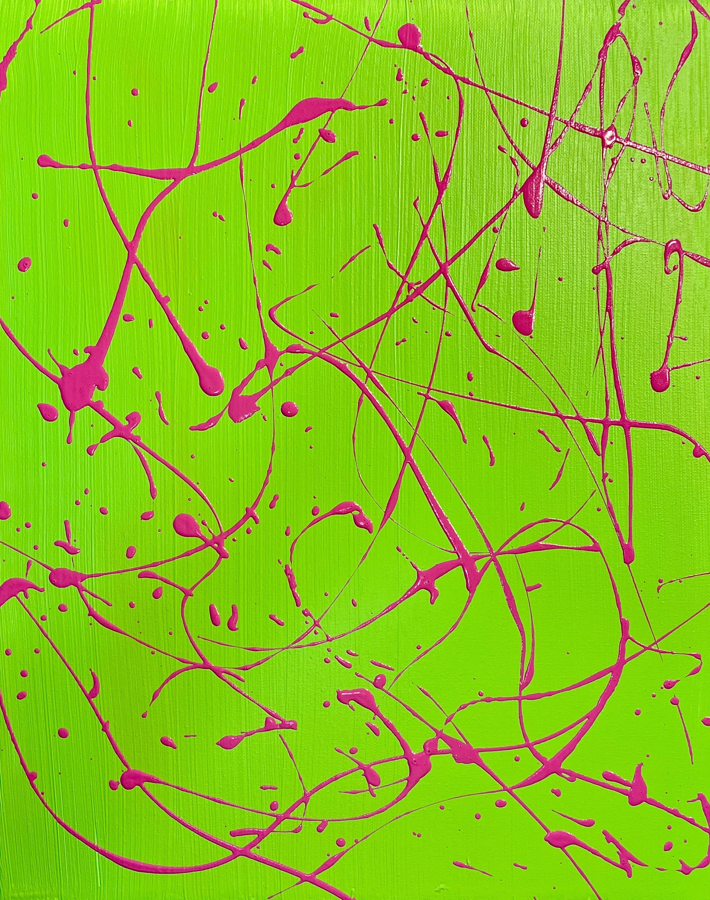 "Lime Sherbert" - Acrylic on canvas 16" x 20"  $400