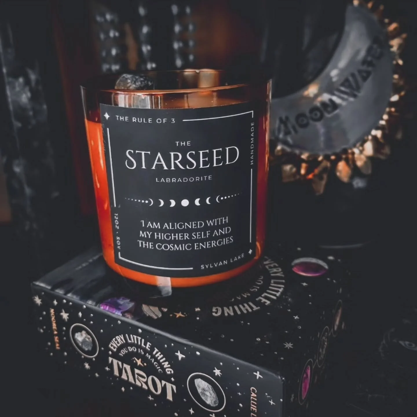 The Starseed ignites your link to galaxies unseen labradorite guiding you to align with the infinite
🛸✨

🕯 in store + online at moonandlotus.ca/theruleof3

#TheRuleOf3 #StarseedMagic #GalacticWitch #CosmicAlignment