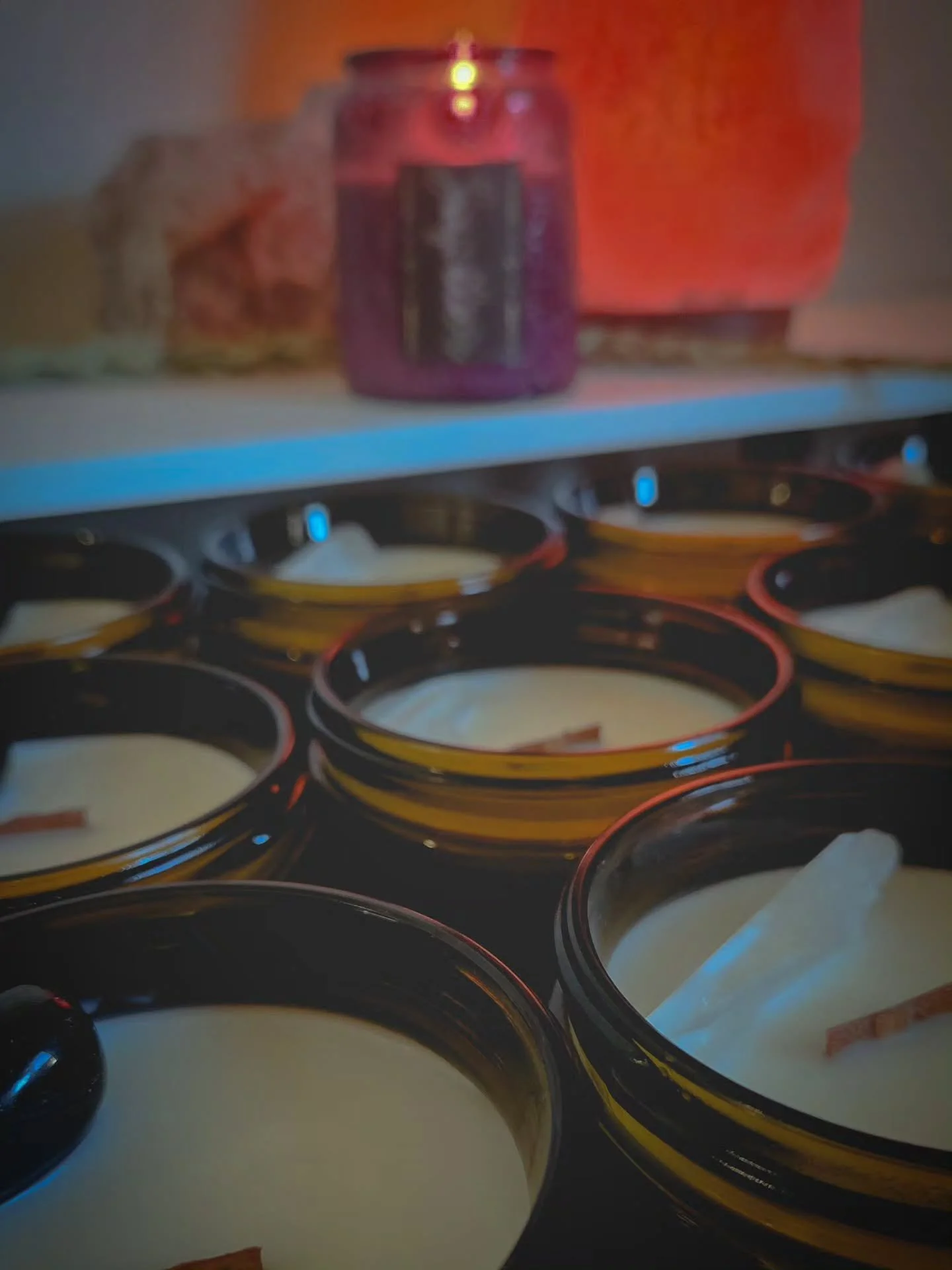 ​Finishing up the last batches for the @theswampwitchesmarket Imbolc Market this weekend 🖤🔥

The vendor lineup is absolutely stacked! 😍

Make sure you swing by the Balwin Community League this Sat &amp; Sun to check it out.

 Balwin Community Leag