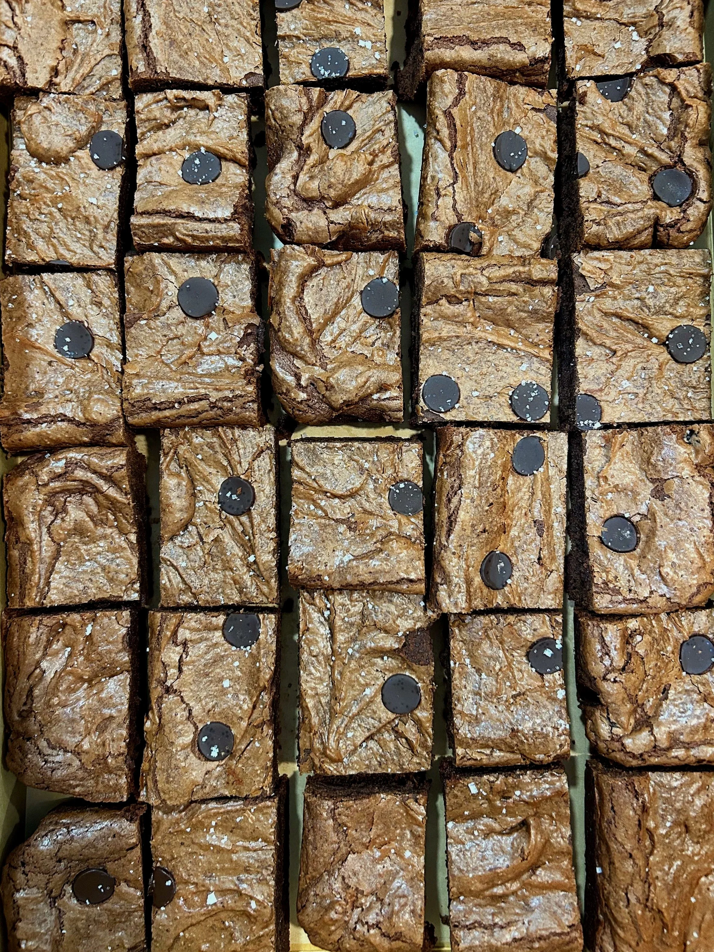 Gluten Free Sea Salt Double Chocolate Brownie