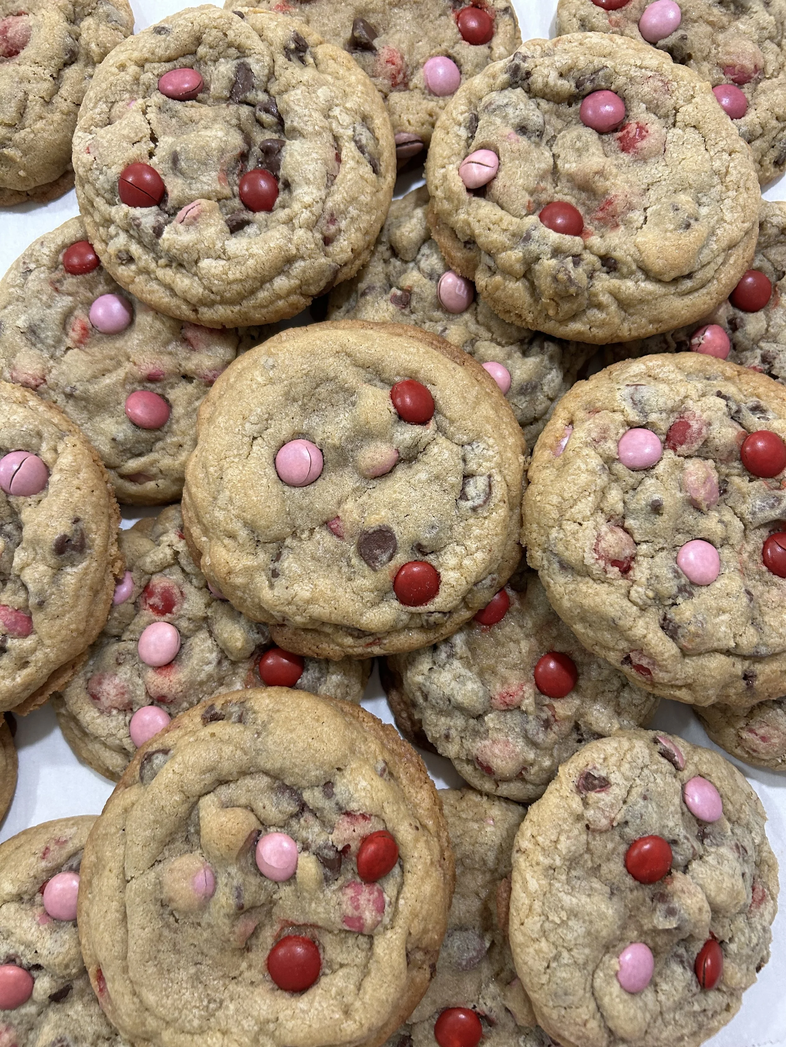 Valentine’s M + M Cookie