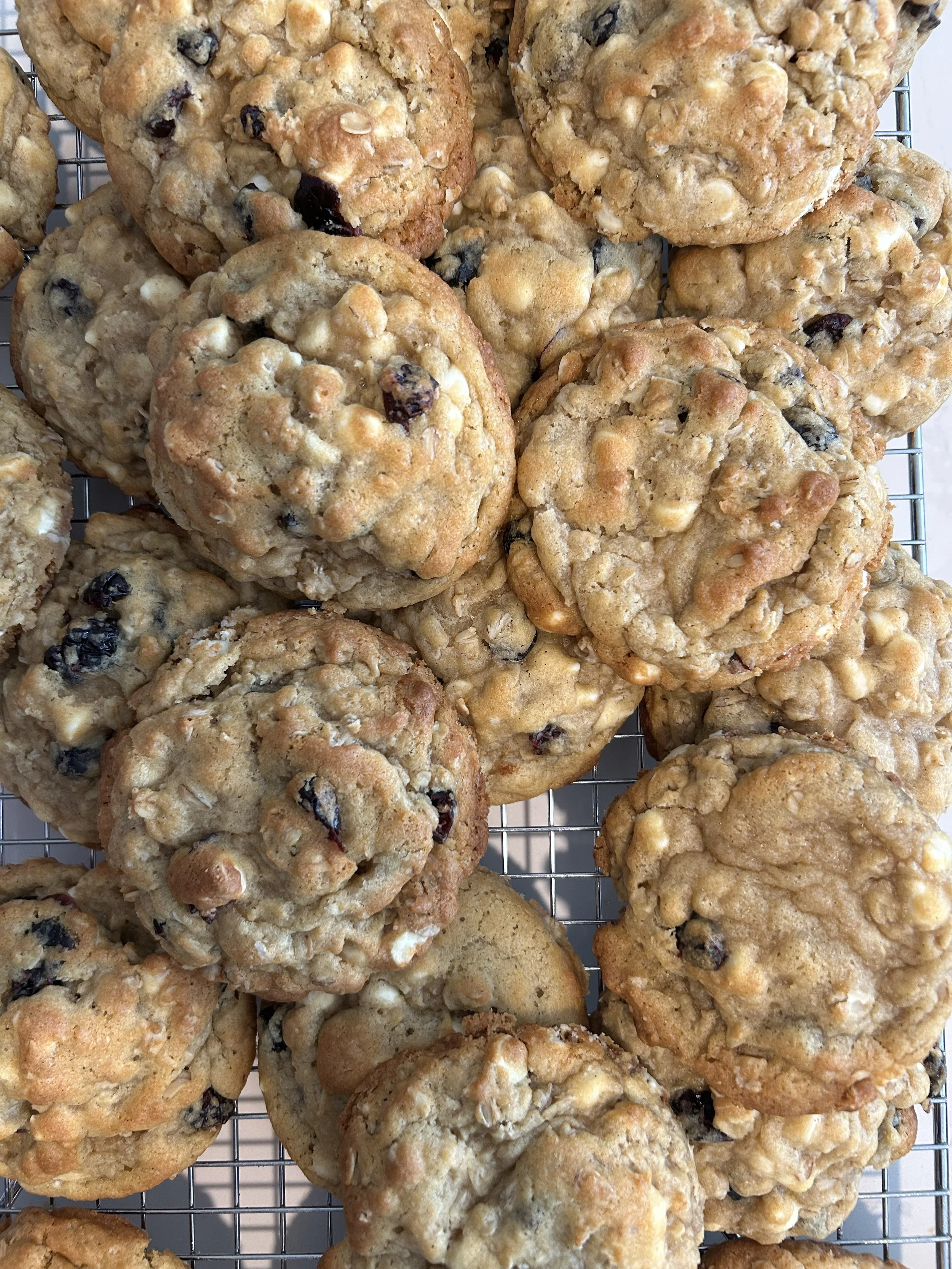Oatmeal White Chocolate Cranberry Cookies