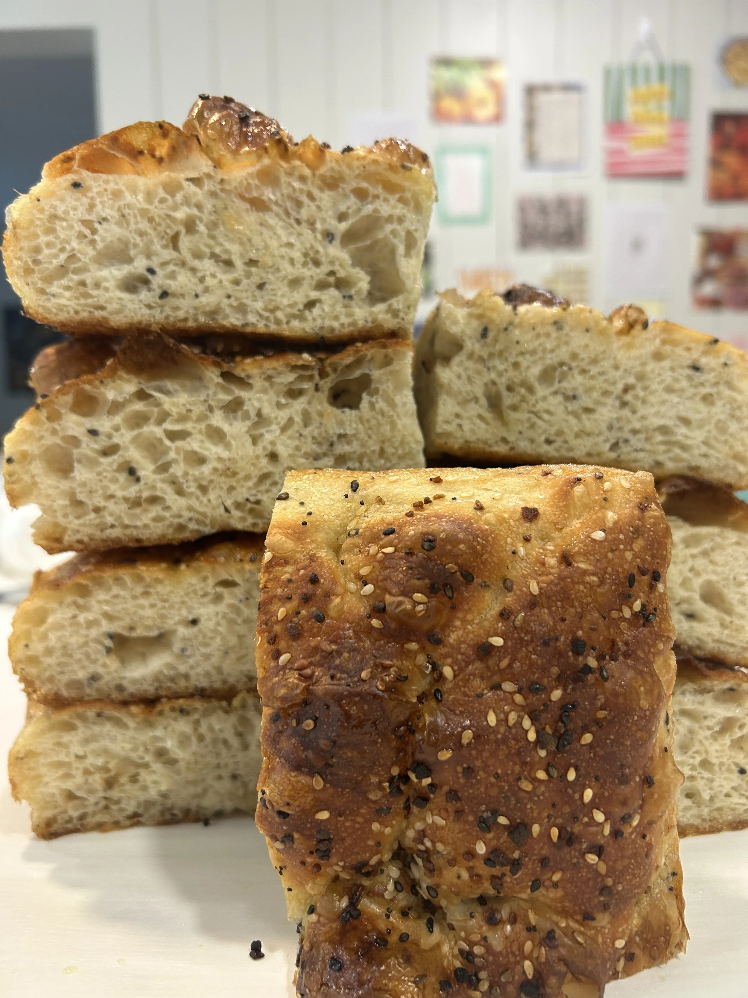Everything BUT the Bagel Focaccia