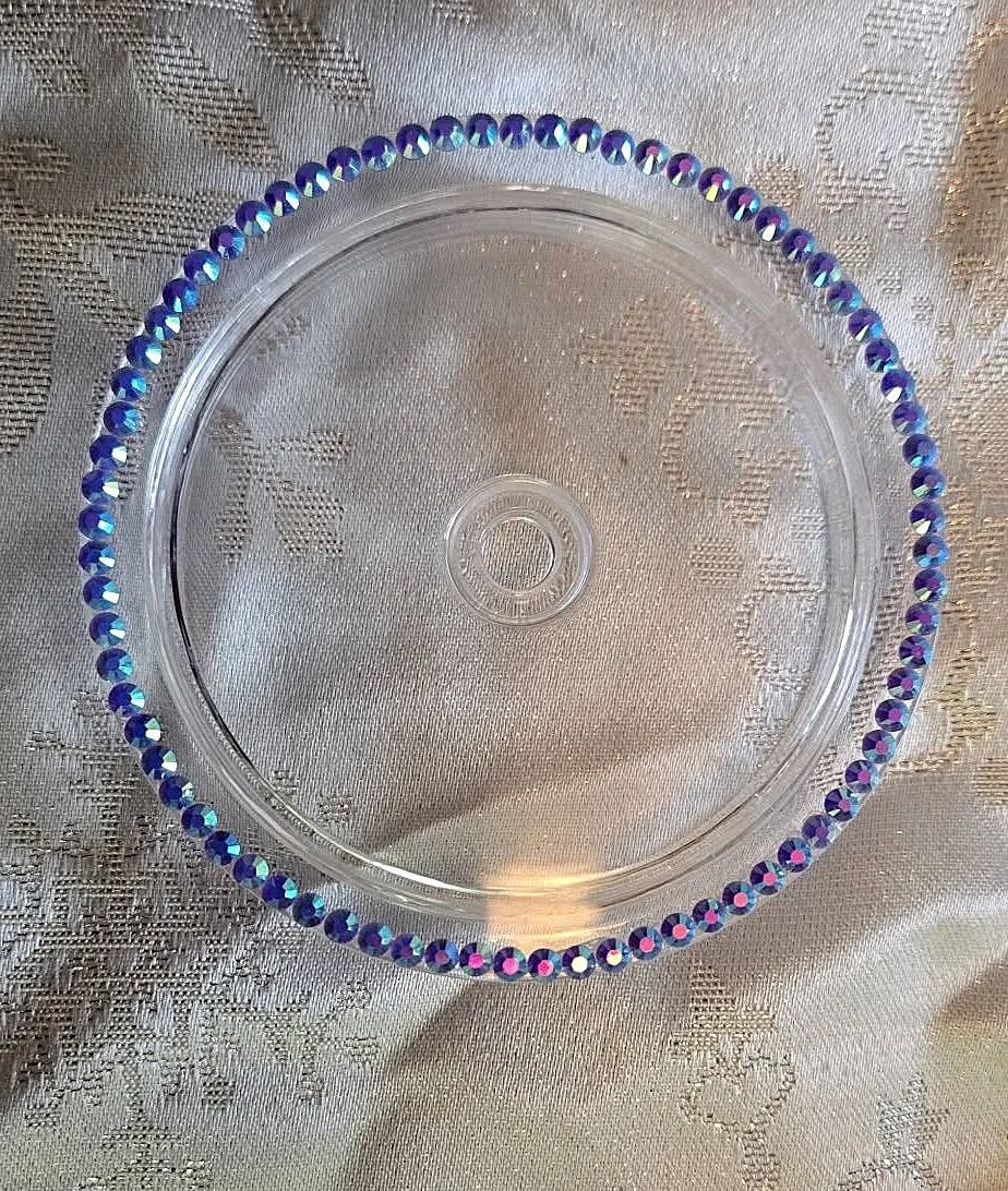 Rhinestone Rimmed Lid