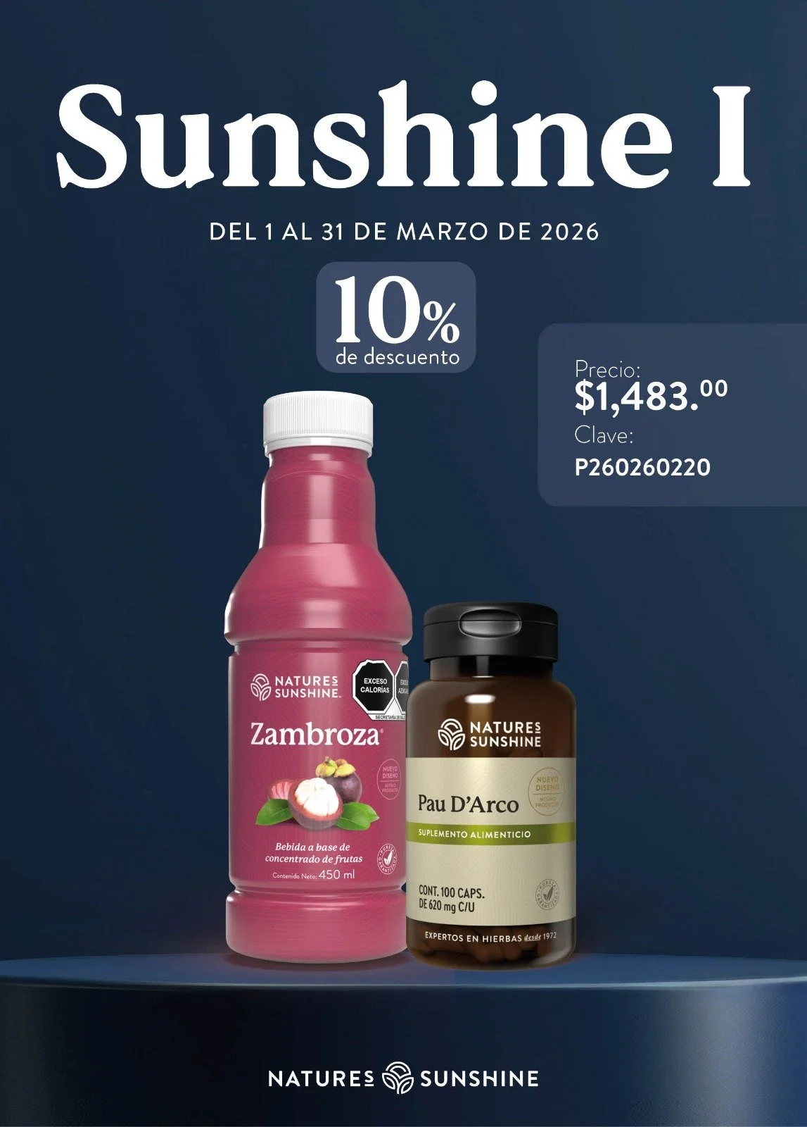 Combo Sunshine I: Zambroza & Pau D'Arco