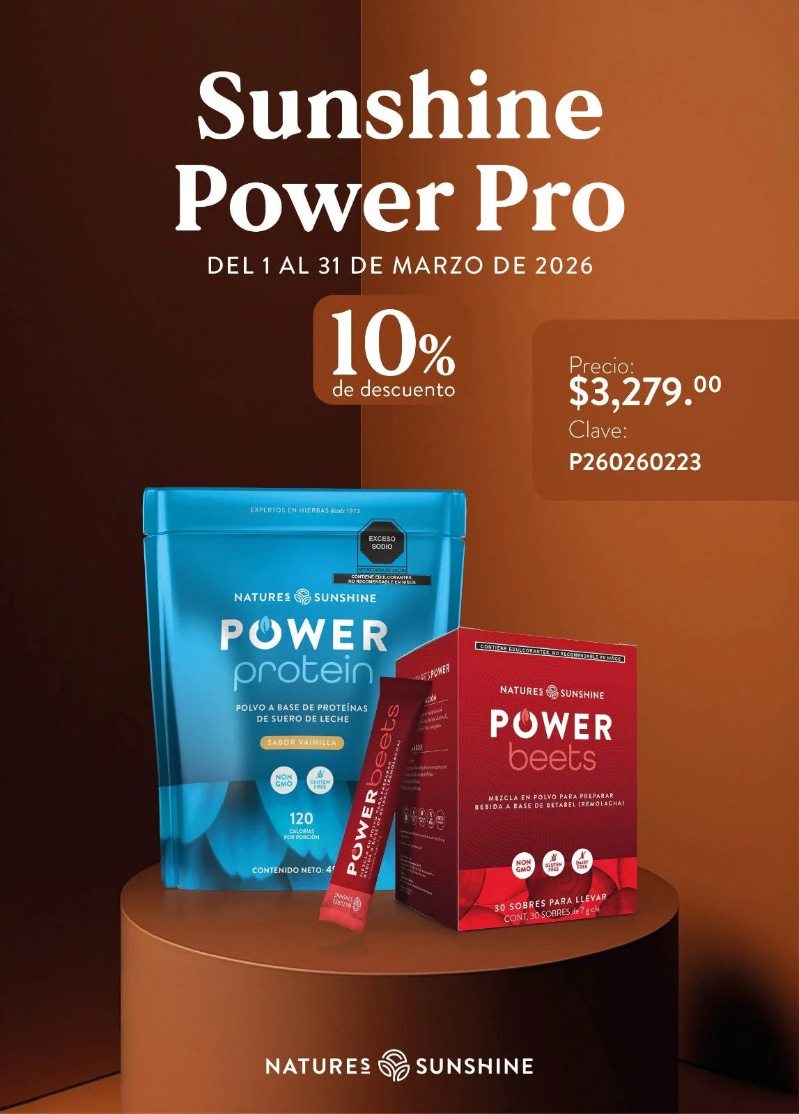 Sunshine Power Pro - Power Protein y Power Beets