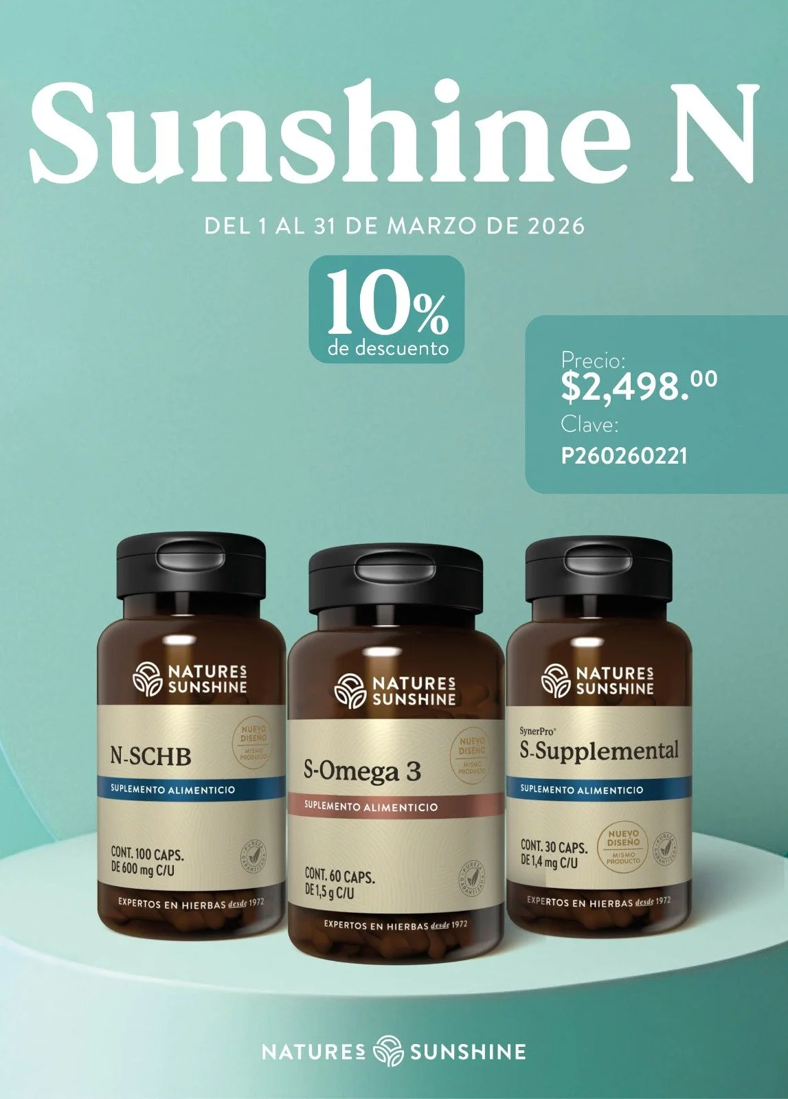Set de Suplementos Nature's Sunshine N