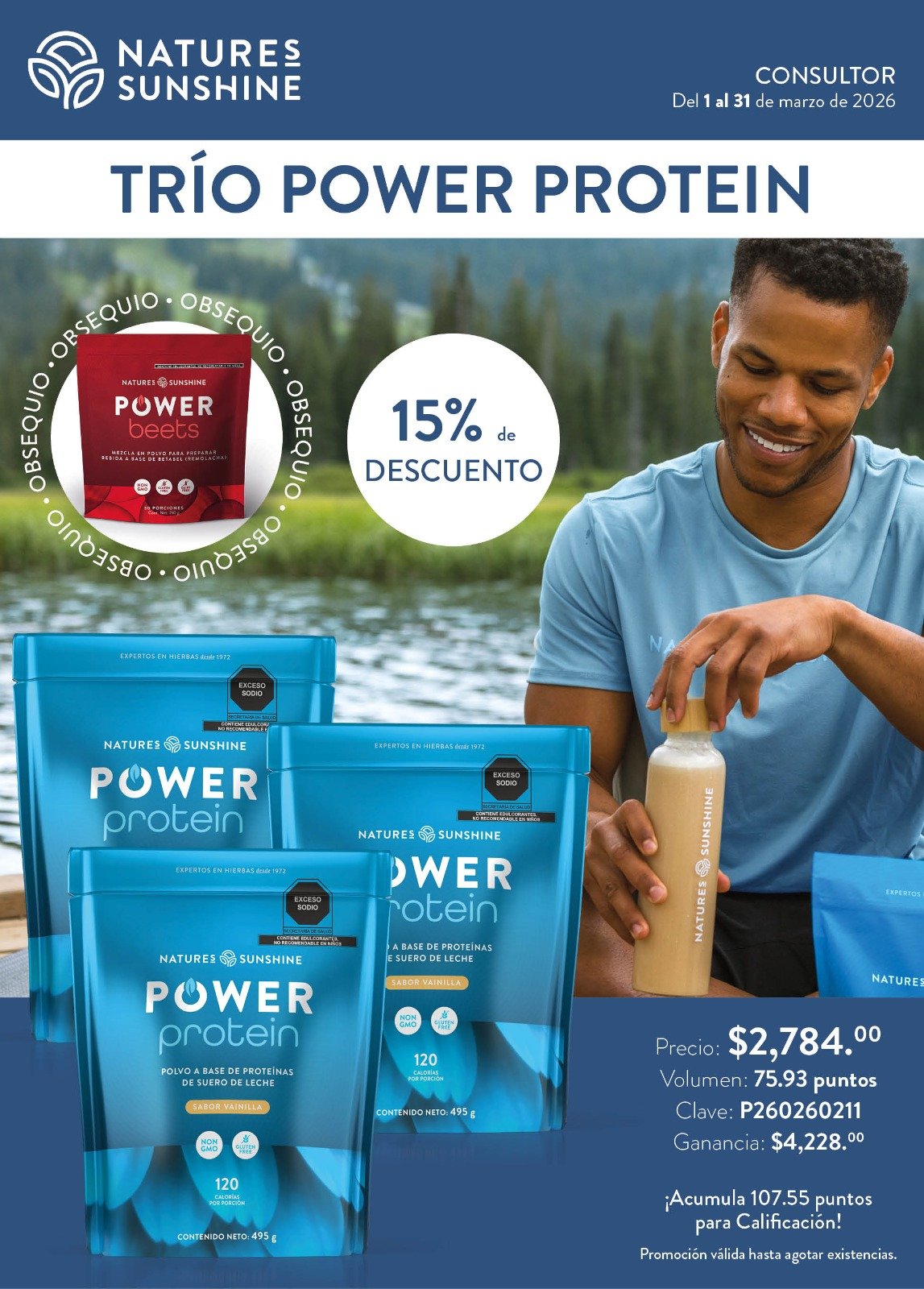 Trío Power Protein - Nature’s Sunshine