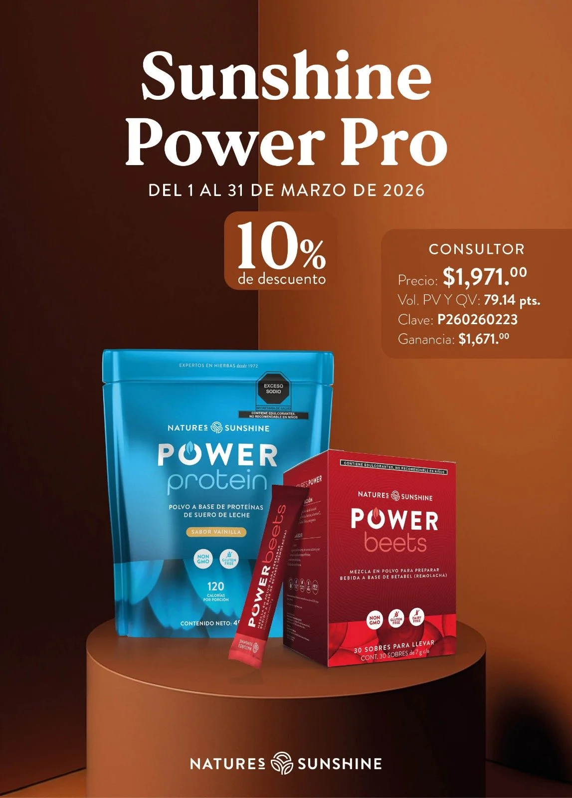 Combo Power Pro de Nature’s Sunshine