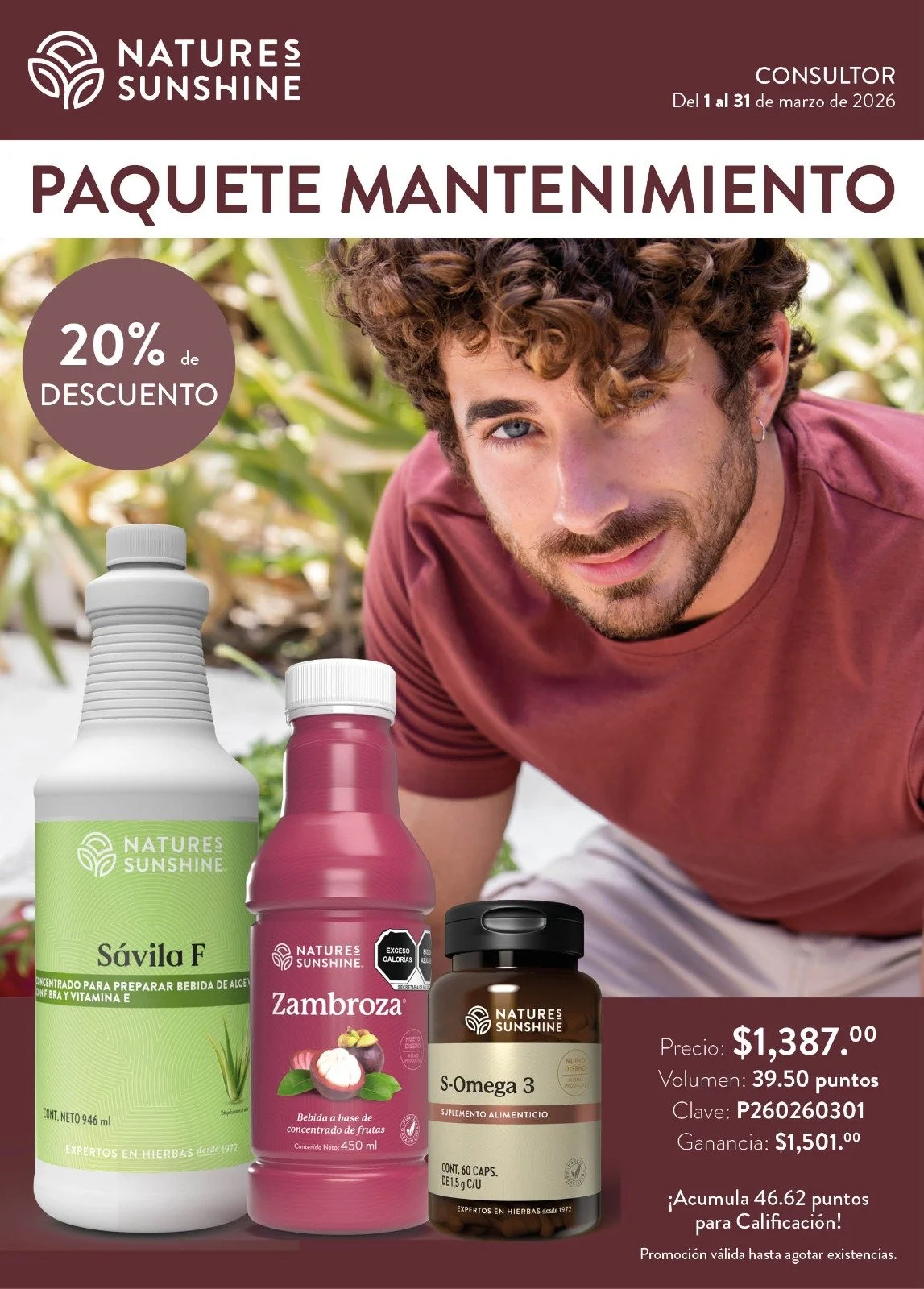 Paquete Mantenimiento Nature's Sunshine