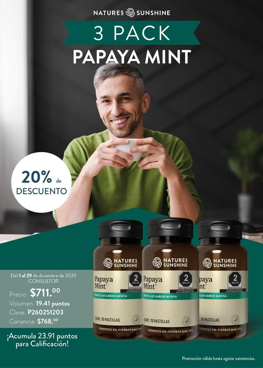 3 PACK PAPAYA MINT