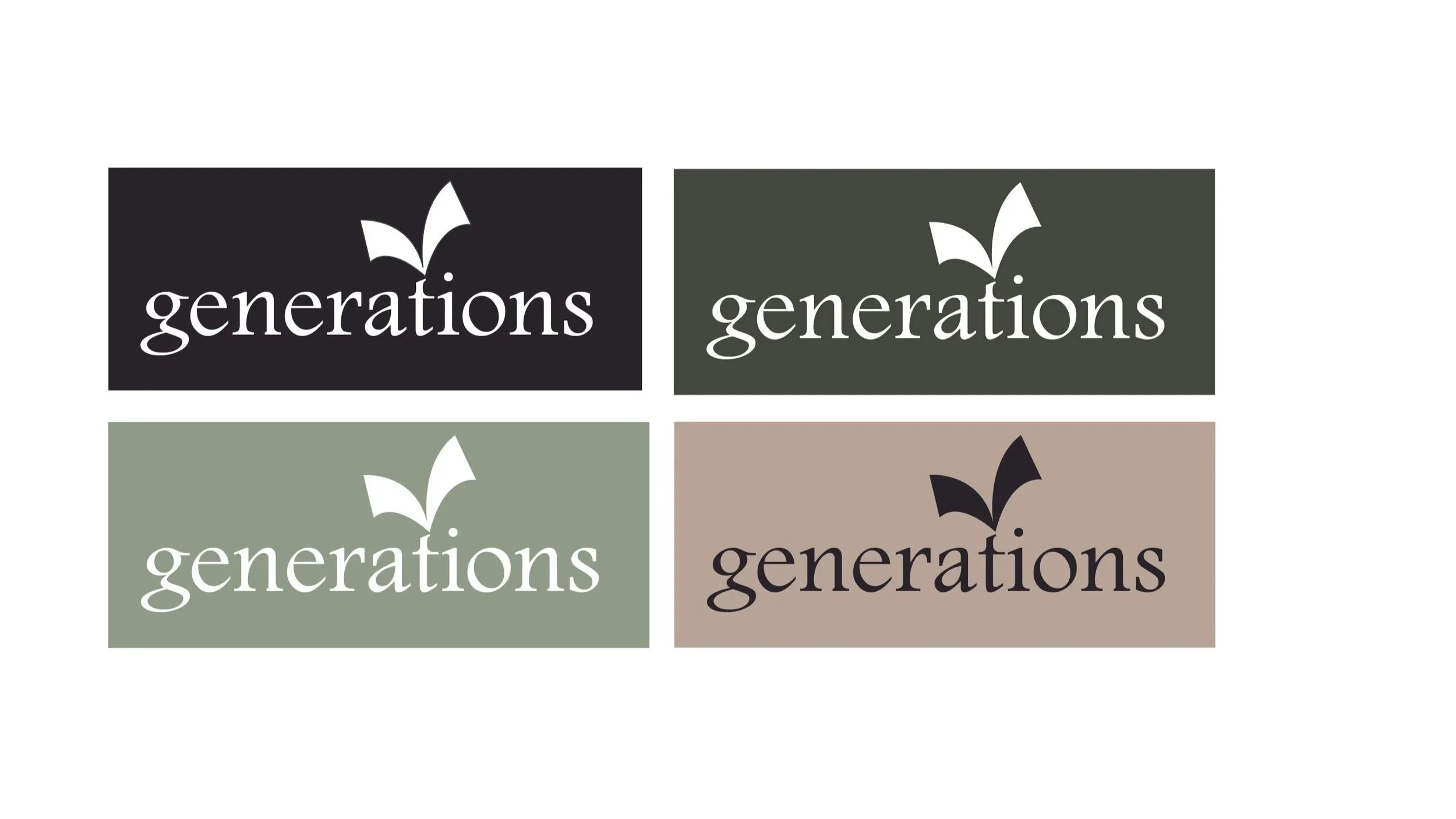 Reverse color with simplified logo