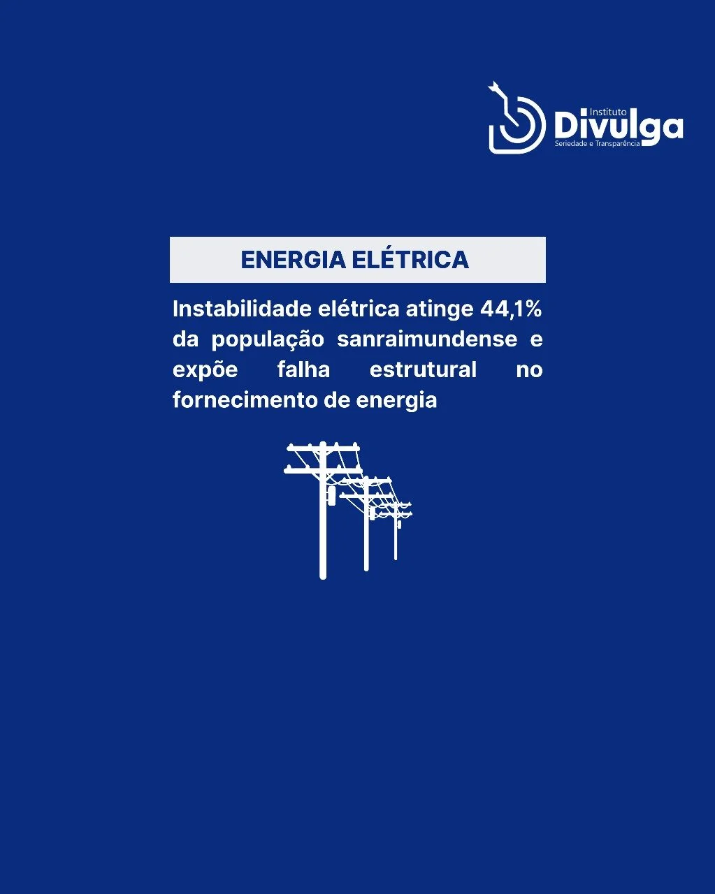 44,1% da população sofre com falta ou oscilações constantes de energia em São Raimundo Nonato