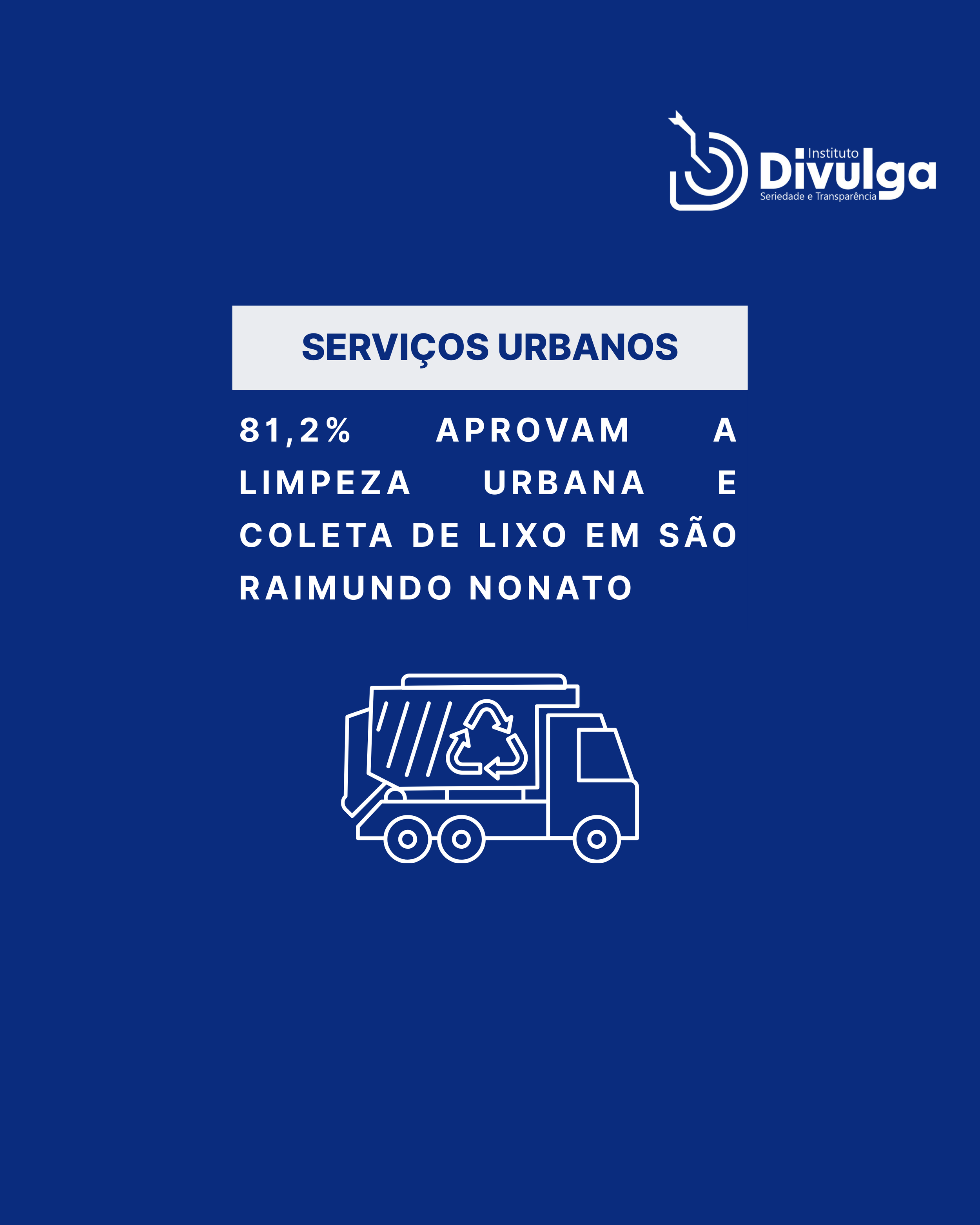 INFRAESTRUTURA: 81,2% avaliam limpeza urbana como positiva ou regular em São Raimundo Nonato