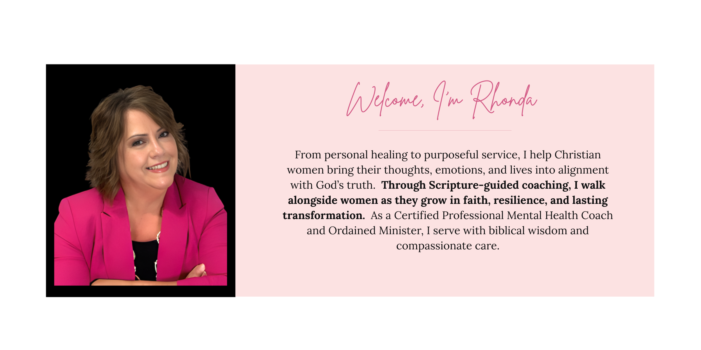 Rhonda Smith, Christian mental health coach — founder of Christ Minded Christian Coaching