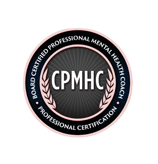 Certified Professional Mental Health Coach (CPMHC) credential badge — AACC