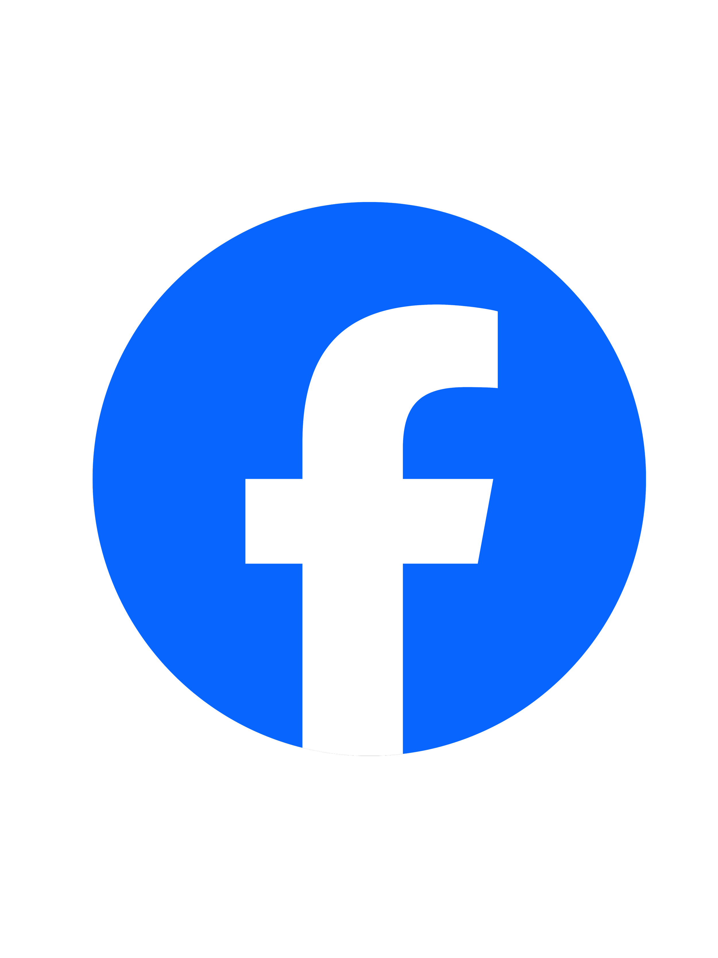 Logo de Facebook avec un fond noir.
