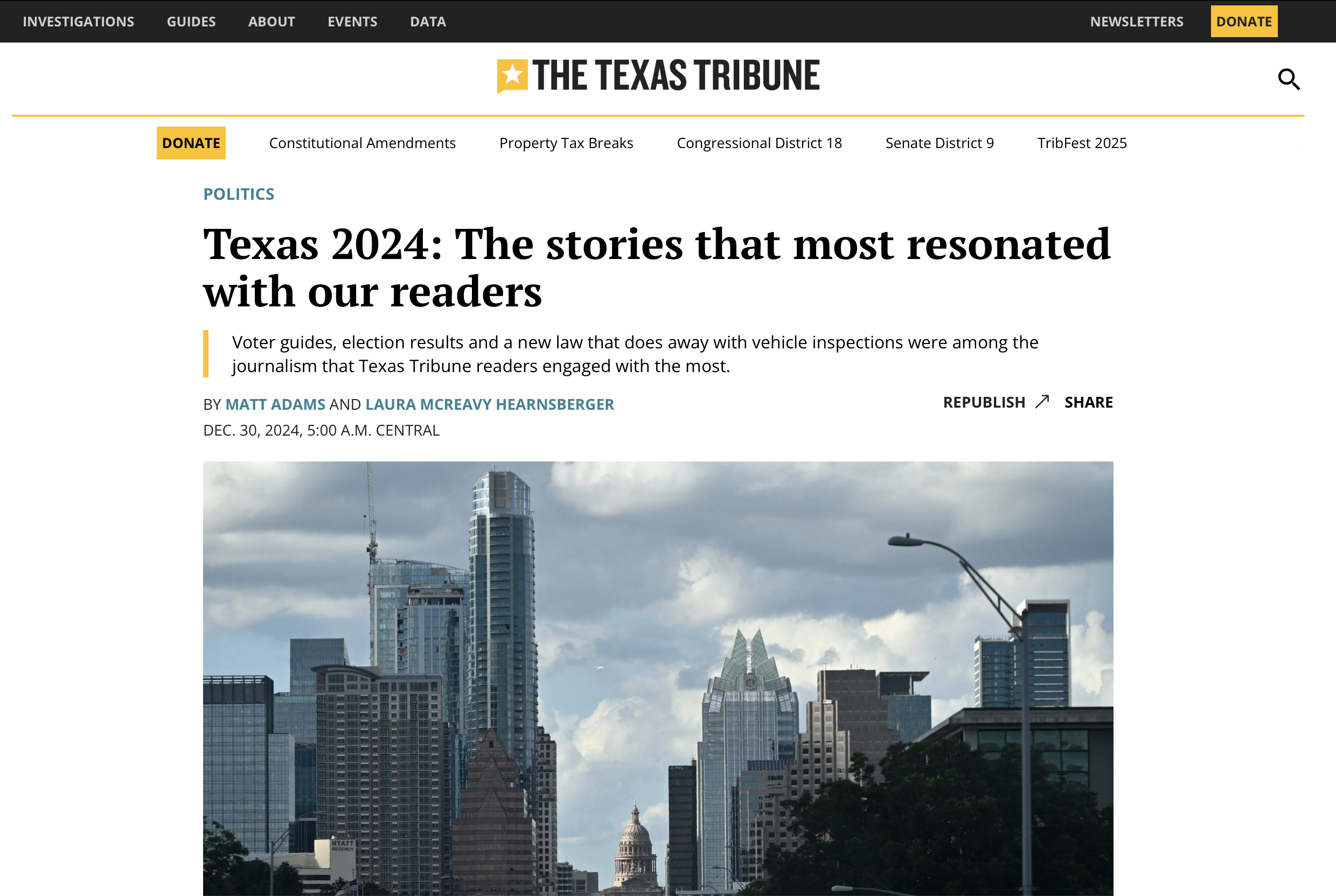    Website Analytics Made Our Article About Popular  Tribune  Content Possible    Read for free (like all Tribune content)     