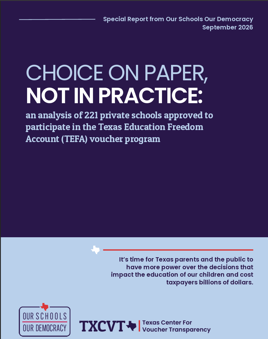    An Analysis of 221 TEFA Schools    Read full report     