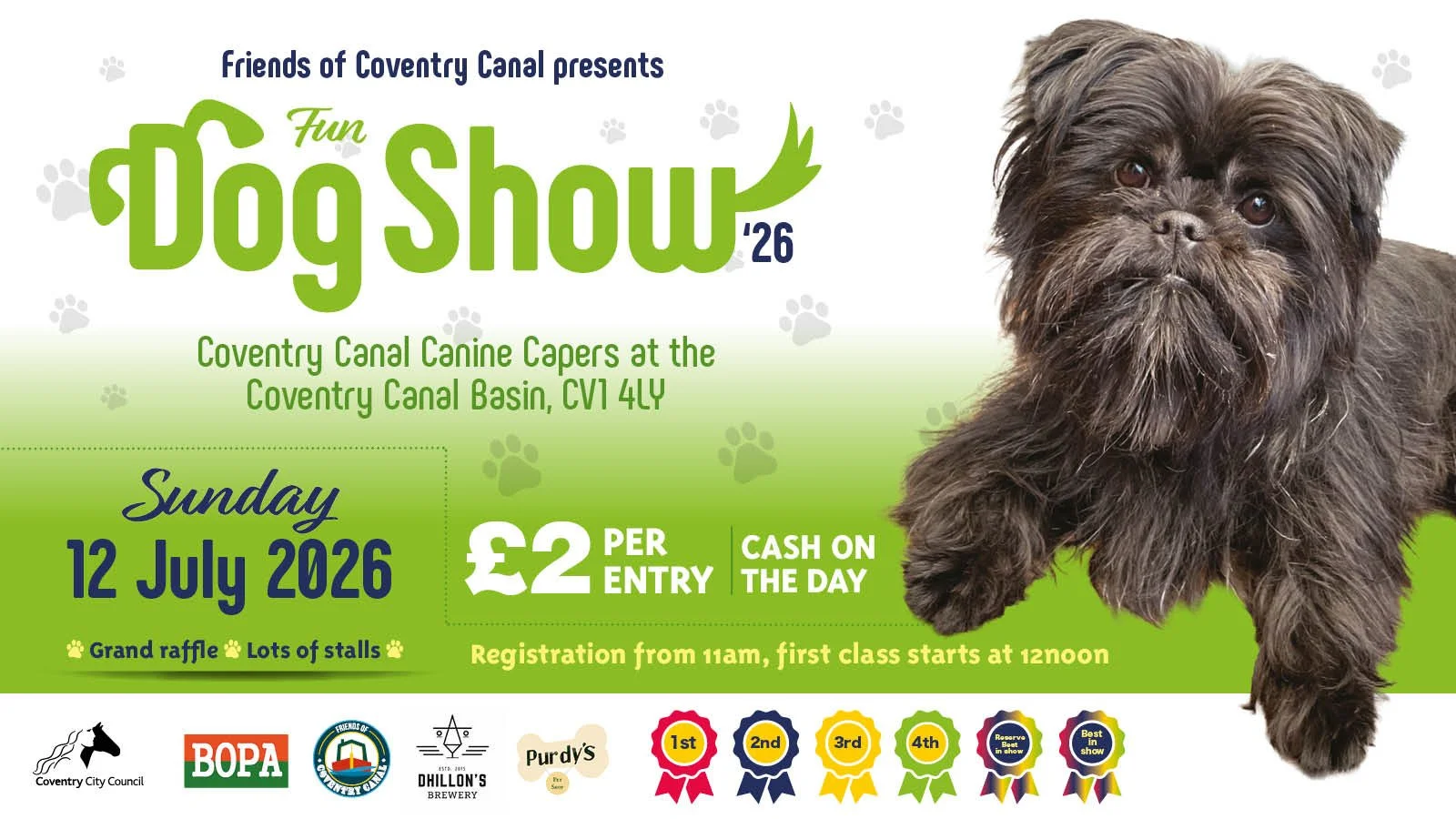 Coventry canal basin dog show