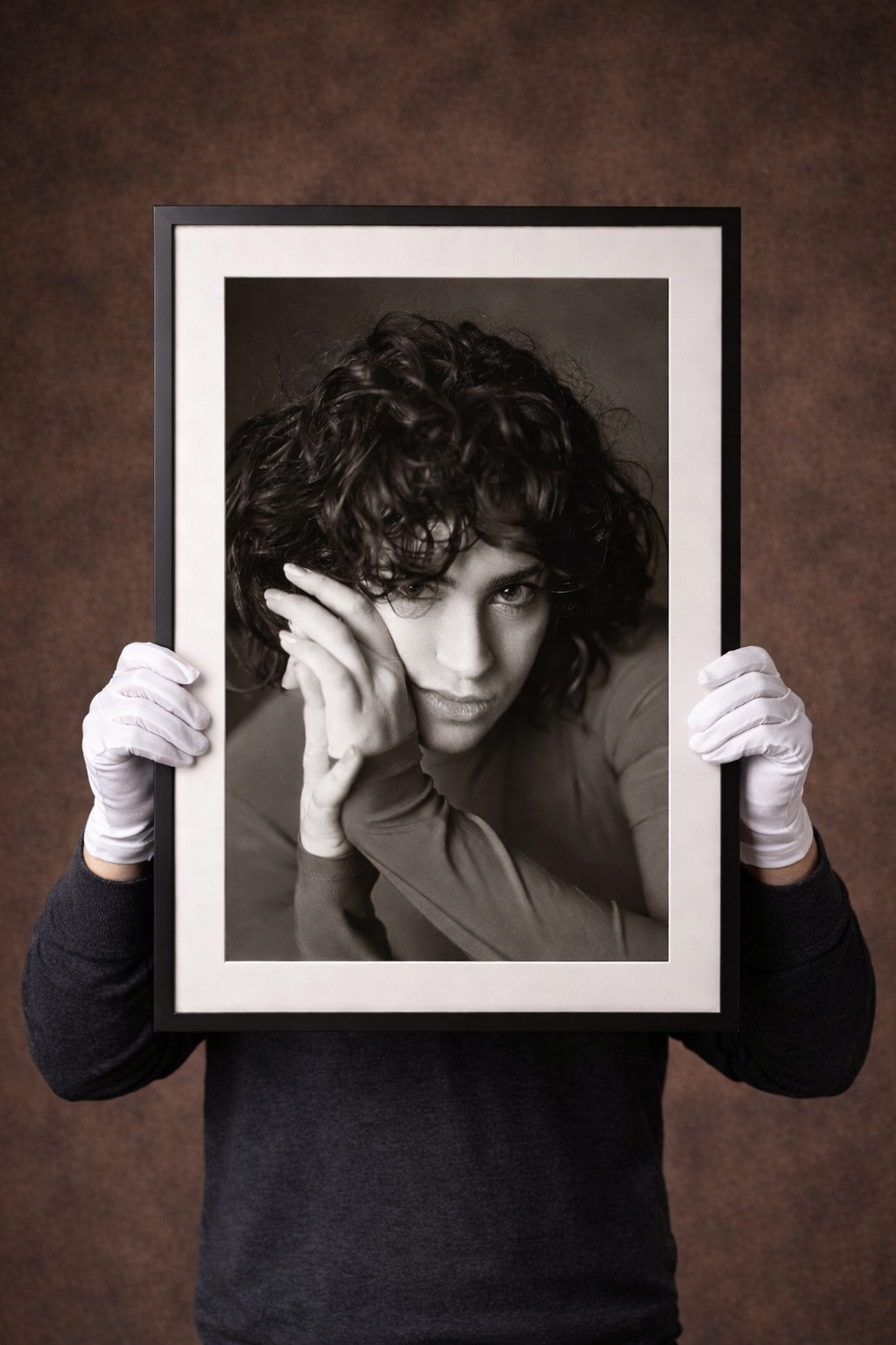 foto in cornice nera, stampa fine art napoli