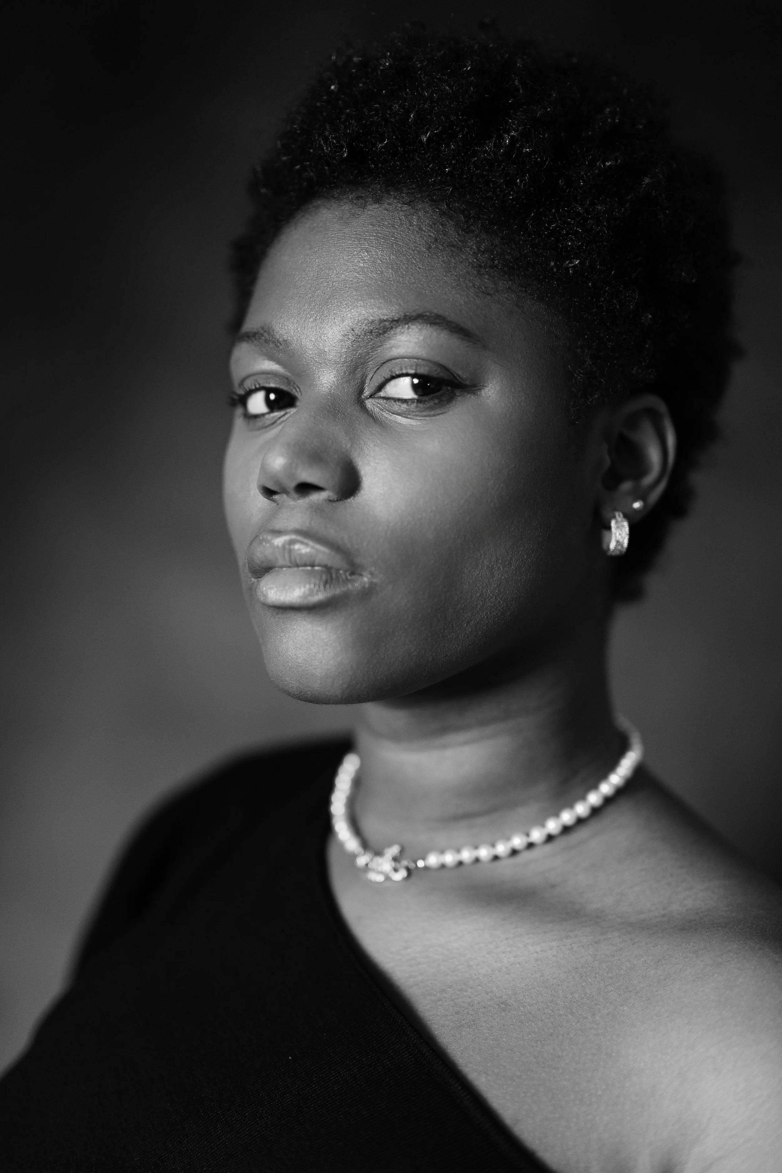 Ritratto in studio stampato napoli di Sharon