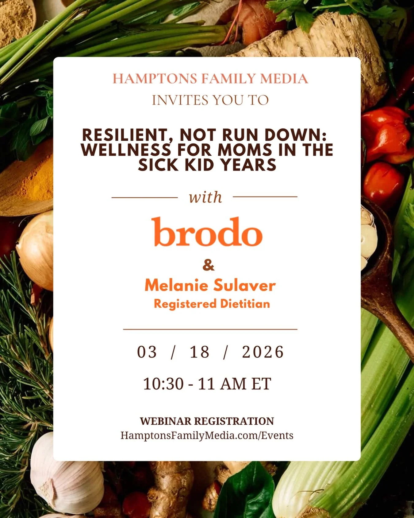 Cold season. Stomach bugs. Sleepless nights. 🤧🦠💤 If your kids are constantly sick, it can feel inevitable that you&rsquo;ll go down too.

We&rsquo;re so excited to be partnering with @brodo for this special event 🤍 

Brodo offers premium, slow-si